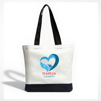 Dahlia Large Cotton Tote Bag